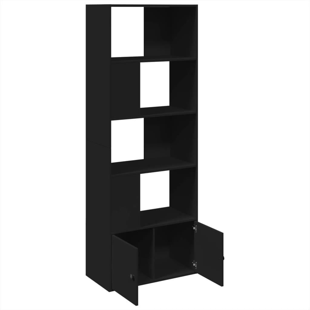 vidaXL Bibliotecă, negru, 70x36x189 cm, lemn prelucrat vidaXL Bibliotecă, negru, 70x36x189 cm, lemn prelucrat