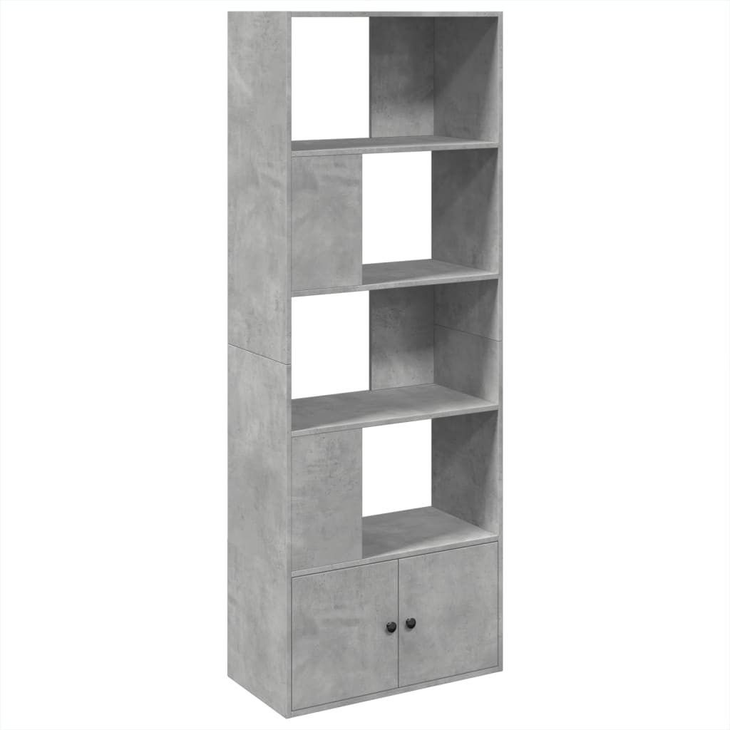 vidaXL Bibliotecă, gri beton, 70x36x189 cm, lemn compozit vidaXL Bibliotecă, gri beton, 70x36x189 cm, lemn compozit