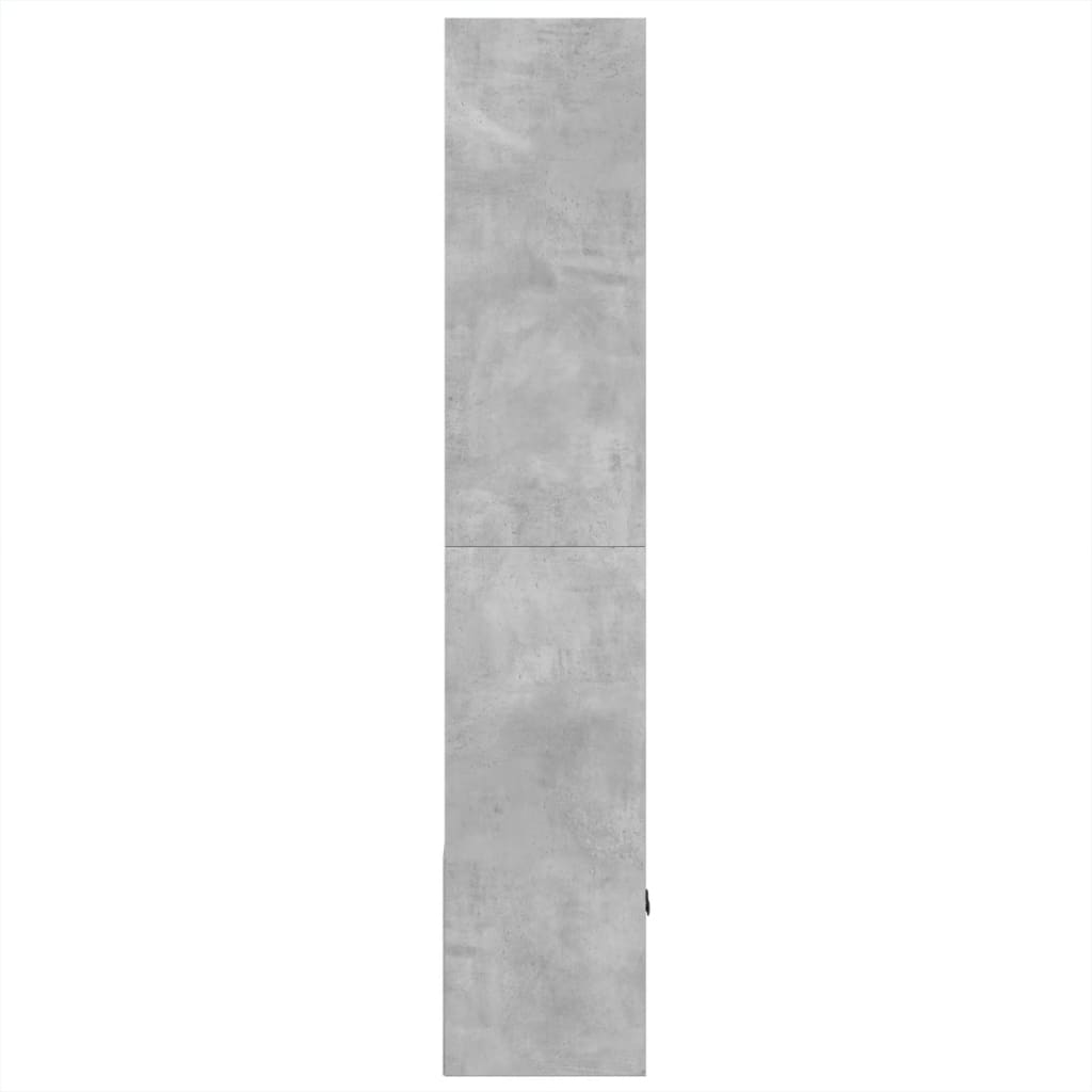 vidaXL Bibliotecă, gri beton, 70x36x189 cm, lemn compozit vidaXL Bibliotecă, gri beton, 70x36x189 cm, lemn compozit