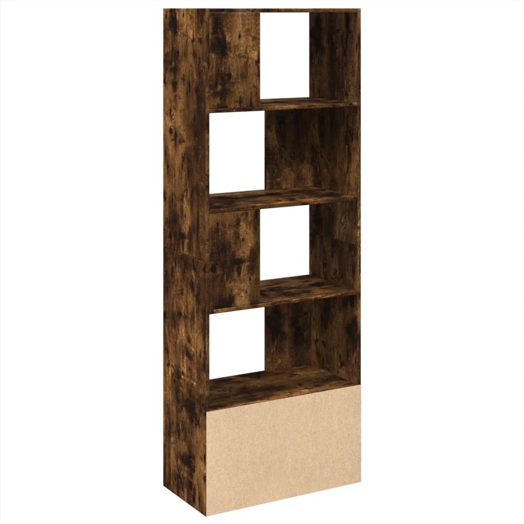 vidaXL Bibliotecă, stejar fumuriu, 70x36x189 cm, lemn prelucrat vidaXL Bibliotecă, stejar fumuriu, 70x36x189 cm, lemn prelucrat