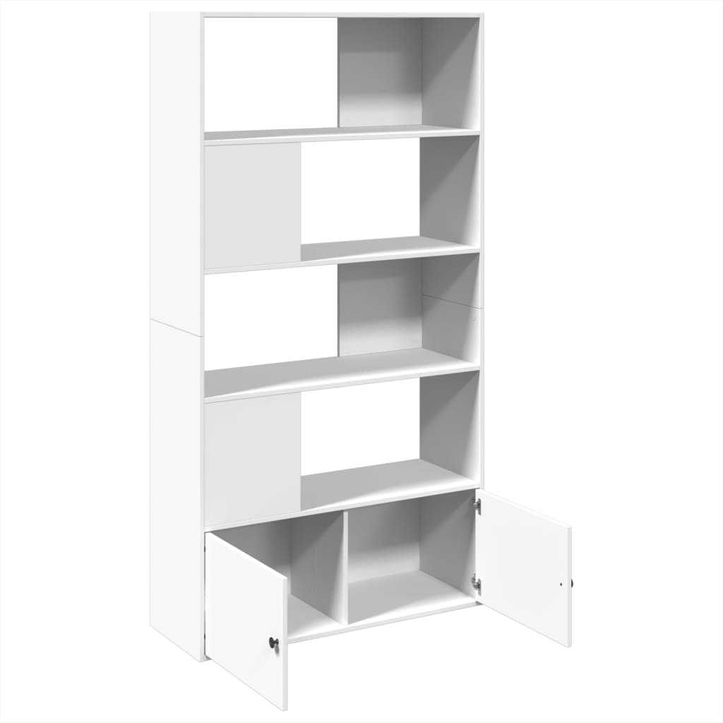 vidaXL Bibliotecă, alb, 100x36x189 cm, lemn prelucrat vidaXL Bibliotecă, alb, 100x36x189 cm, lemn prelucrat