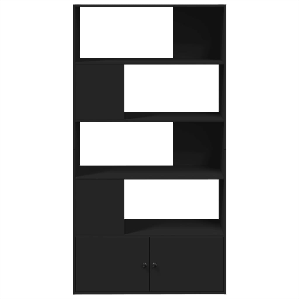 vidaXL Bibliotecă, negru, 100x36x189 cm, lemn prelucrat vidaXL Bibliotecă, negru, 100x36x189 cm, lemn prelucrat