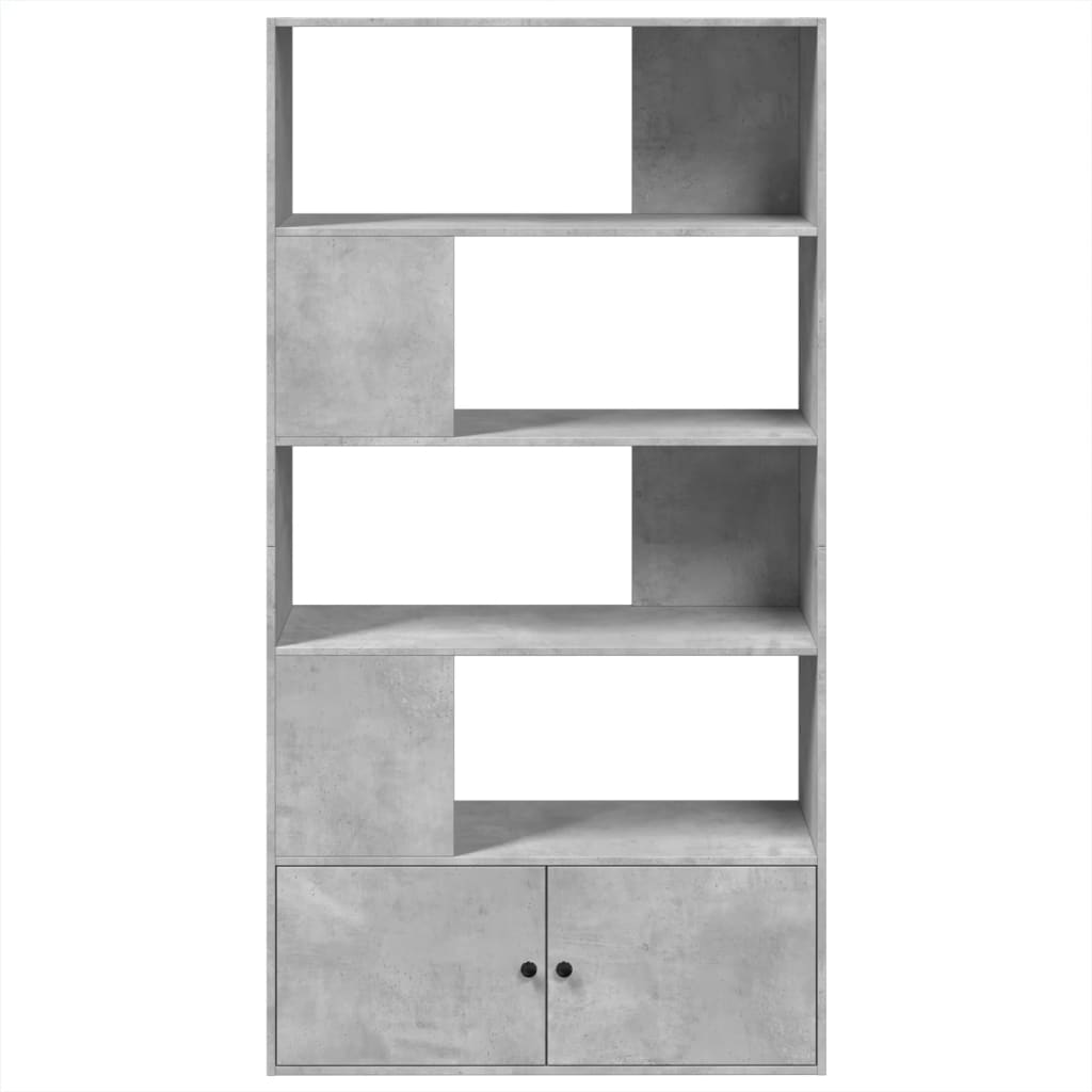 vidaXL Bibliotecă, gri beton, 100x36x189 cm, lemn prelucrat vidaXL Bibliotecă, gri beton, 100x36x189 cm, lemn prelucrat