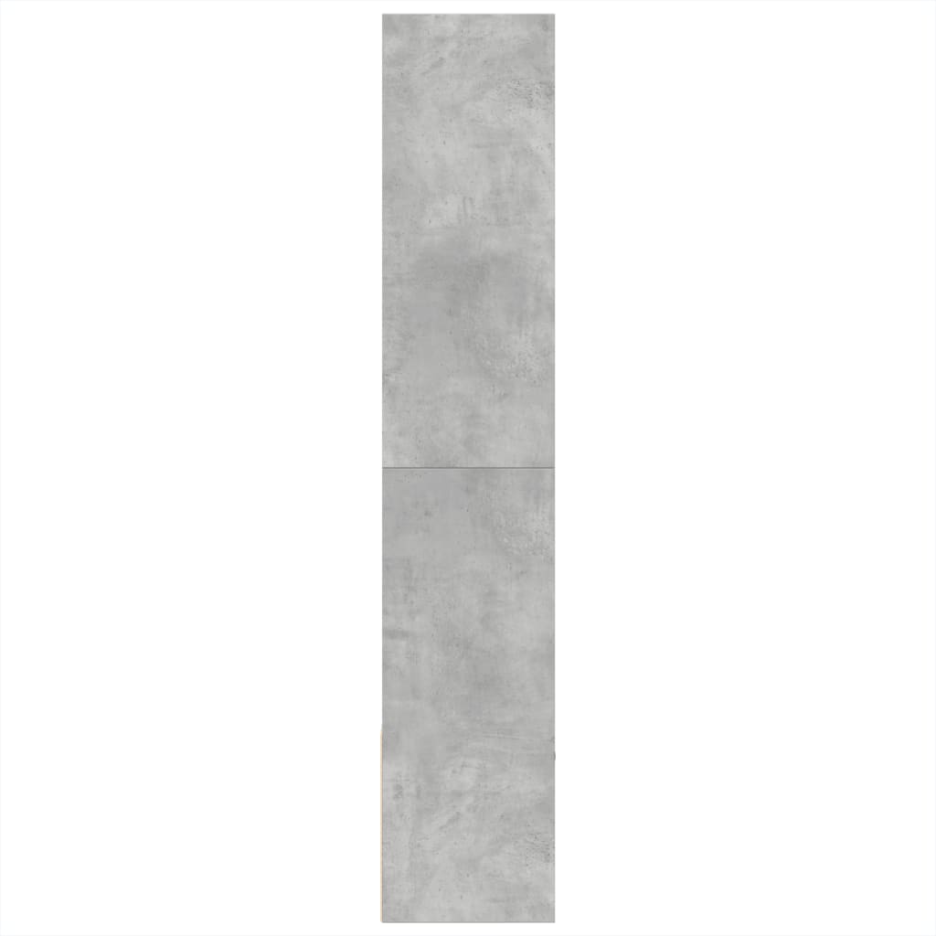 vidaXL Bibliotecă, gri beton, 100x36x189 cm, lemn prelucrat vidaXL Bibliotecă, gri beton, 100x36x189 cm, lemn prelucrat