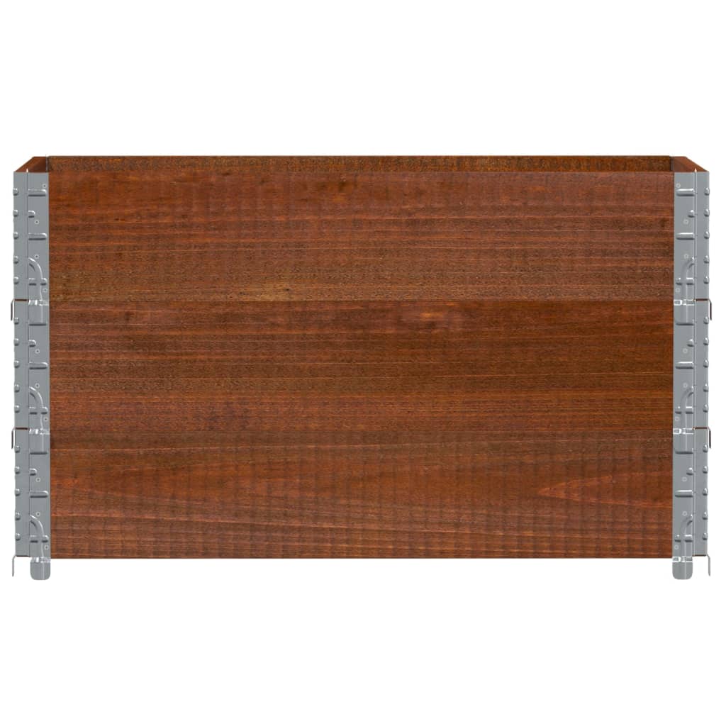 vidaXL Rame pentru paleți 3 buc. maro 100x50 cm lemn masiv de pin vidaXL Rame pentru paleți 3 buc. maro 100x50 cm lemn masiv de pin