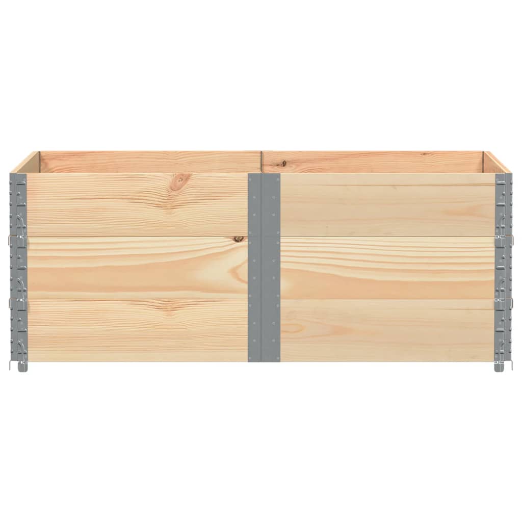 vidaXL Rame pentru paleți, 3 buc., 150x100 cm, lemn masiv de pin vidaXL Rame pentru paleți, 3 buc., 150x100 cm, lemn masiv de pin