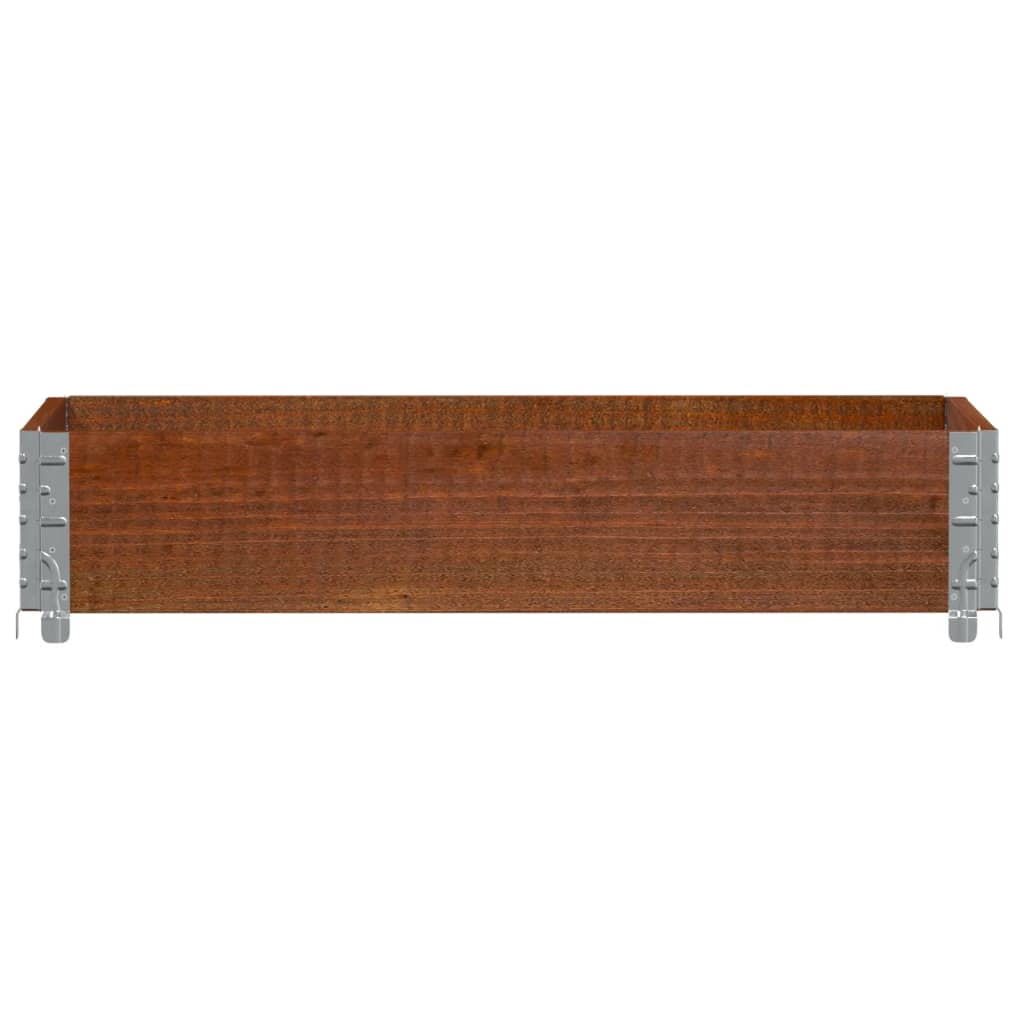 vidaXL Jardinieră de grădină, maro, 100x50 cm, lemn masiv de pin vidaXL Jardinieră de grădină, maro, 100x50 cm, lemn masiv de pin