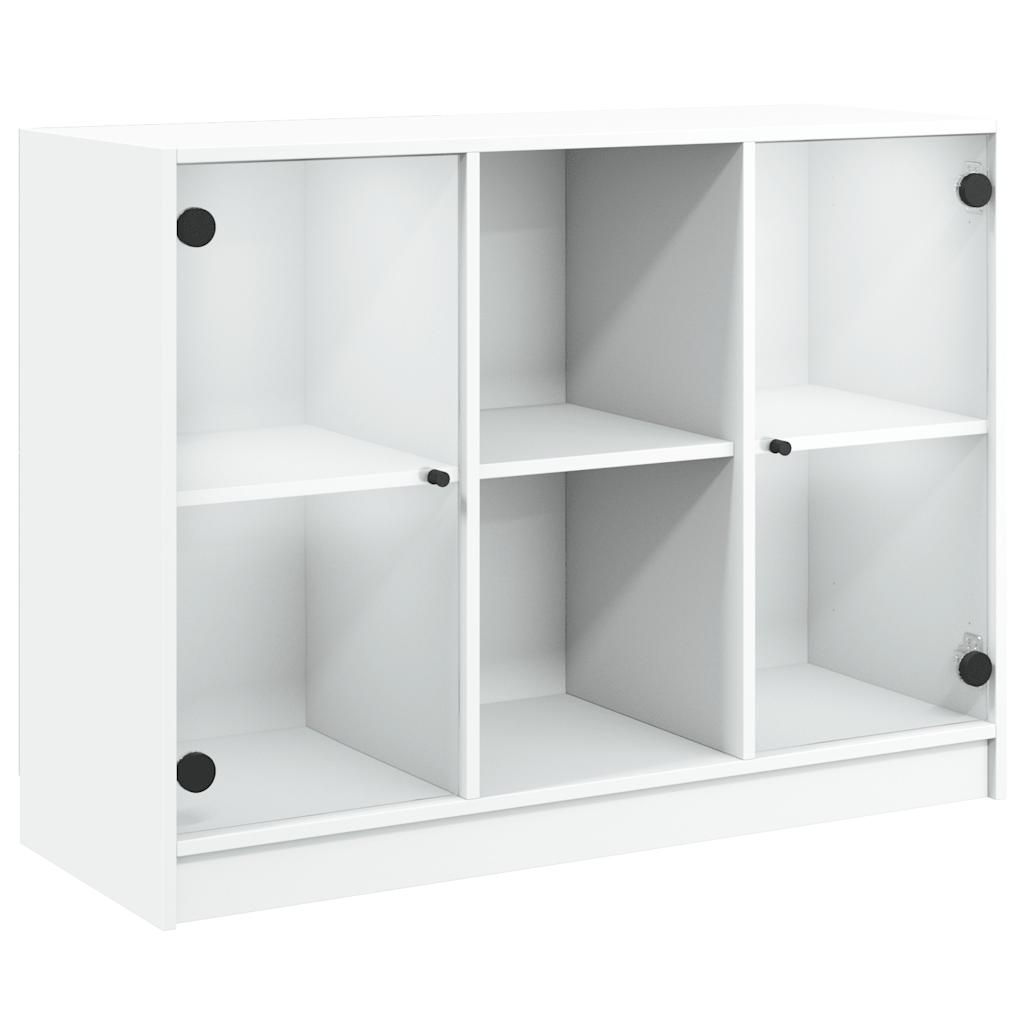 vidaXL Dulap, alb, 102x37x75,5 cm, lemn prelucrat