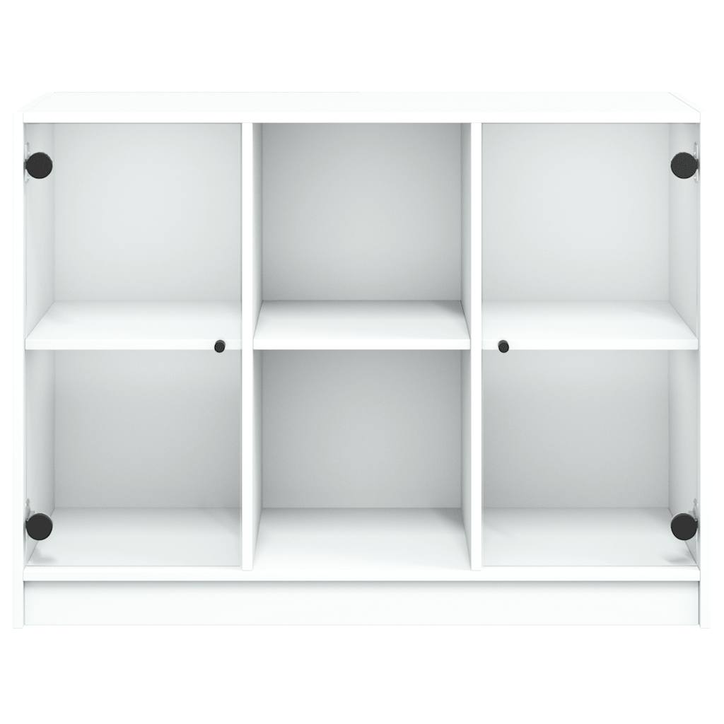 vidaXL Dulap, alb, 102x37x75,5 cm, lemn prelucrat