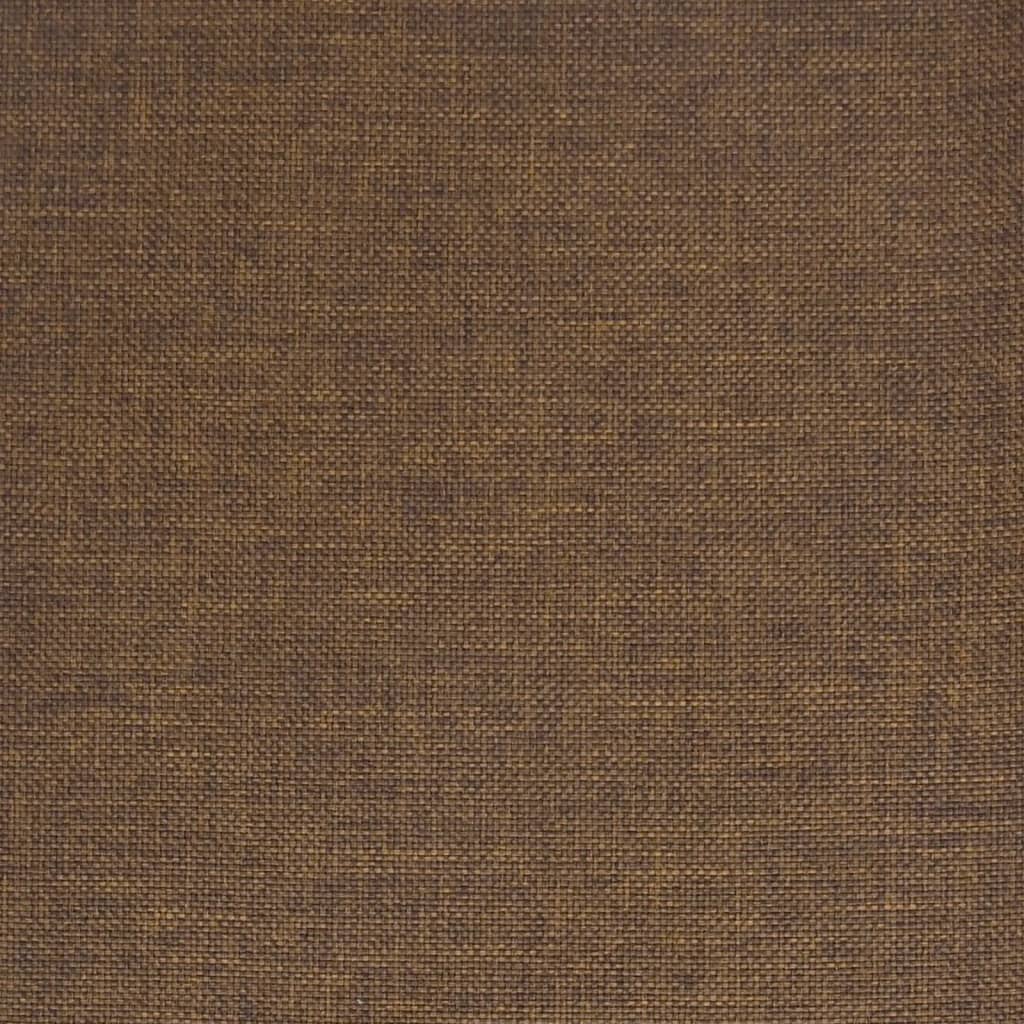 vidaXL Fotoliu de masaj cu ridicare, maro, material textil