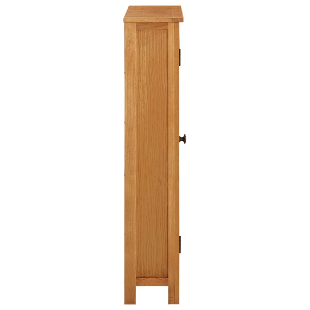 vidaXL Dulap de depozitare, 50x22x110 cm, lemn masiv de stejar vidaXL Dulap de depozitare, 50x22x110 cm, lemn masiv de stejar