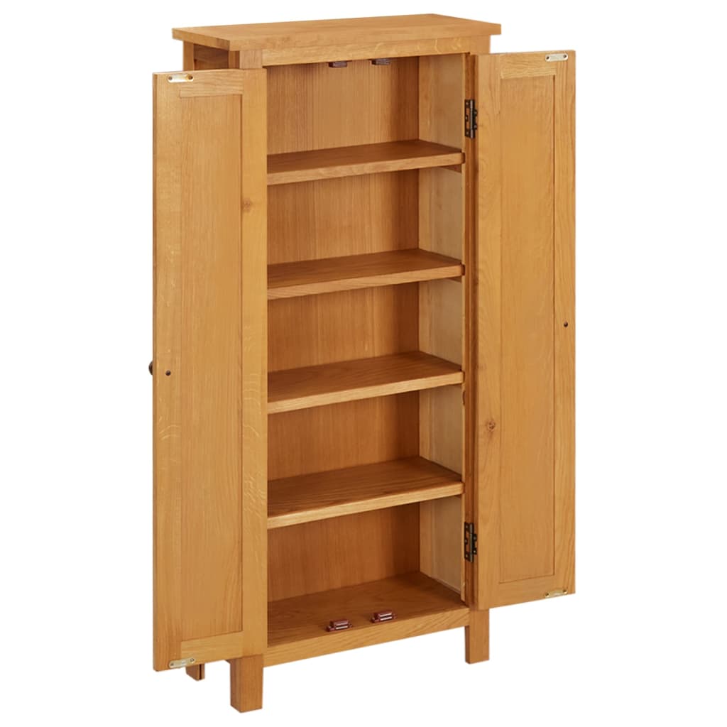 vidaXL Dulap de depozitare, 50x22x110 cm, lemn masiv de stejar vidaXL Dulap de depozitare, 50x22x110 cm, lemn masiv de stejar