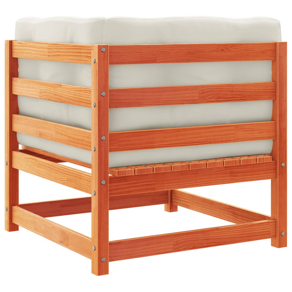 vidaXL Set mobilier de grădină cu perne, 9 piese, lemn masiv de pin vidaXL Set mobilier de grădină cu perne, 9 piese, lemn masiv de pin