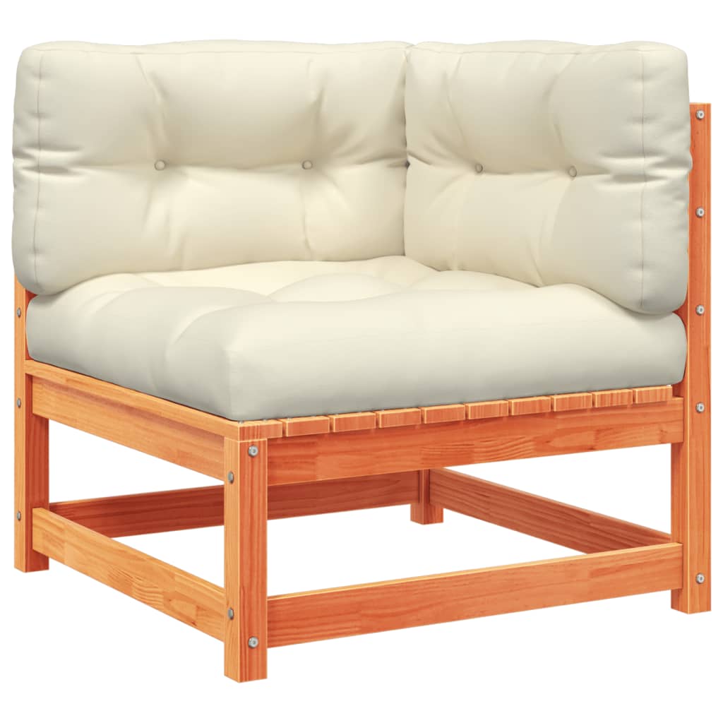 vidaXL Set mobilier de grădină cu perne, 9 piese, lemn masiv de pin vidaXL Set mobilier de grădină cu perne, 9 piese, lemn masiv de pin