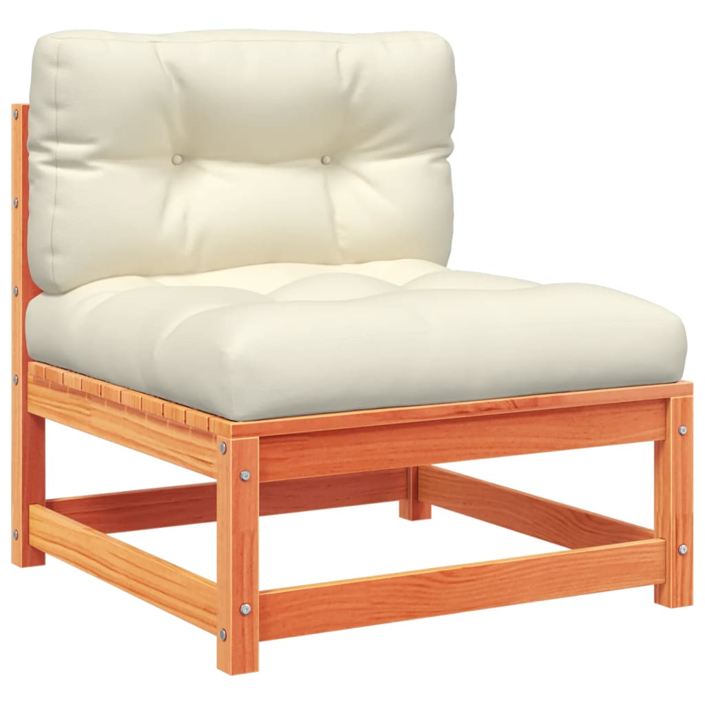 vidaXL Set mobilier de grădină cu perne, 9 piese, lemn masiv de pin vidaXL Set mobilier de grădină cu perne, 9 piese, lemn masiv de pin