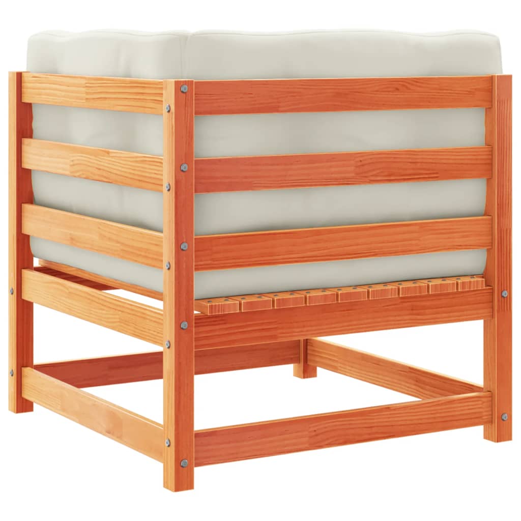 vidaXL Set mobilier de grădină cu perne, 9 piese, lemn masiv de pin vidaXL Set mobilier de grădină cu perne, 9 piese, lemn masiv de pin