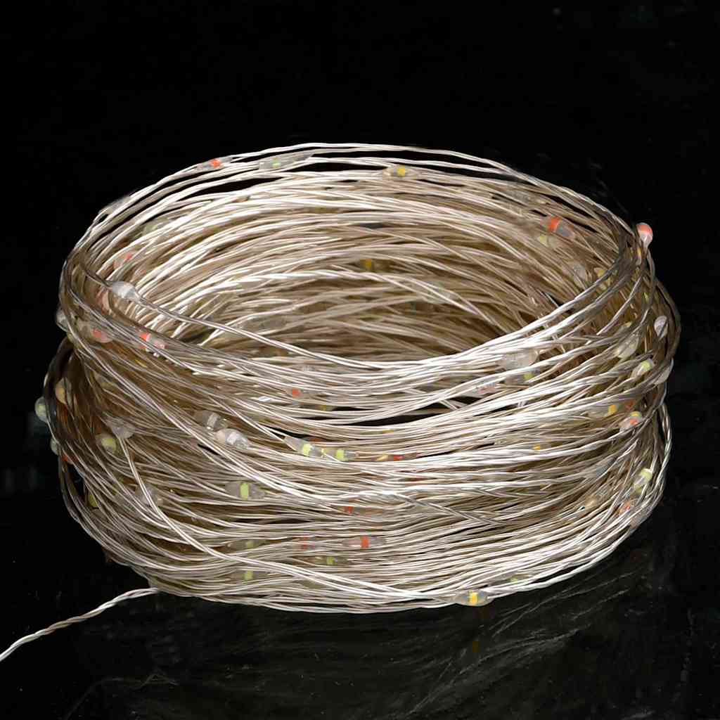 vidaXL Instalaţie cu 300 LED-uri, multicolor, 30 m