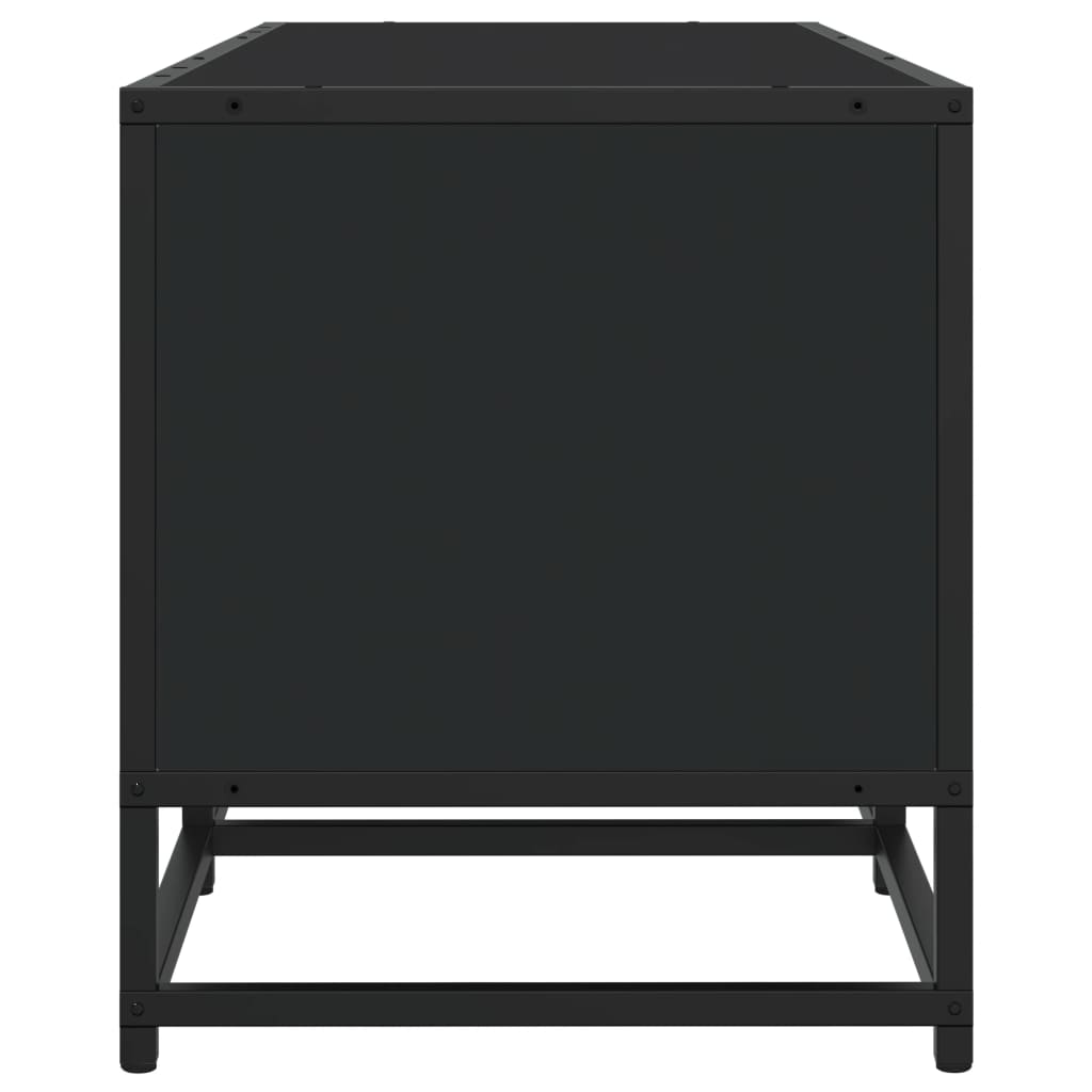 vidaXL Comodă TV, negru, 180x35x41 cm, lemn prelucrat