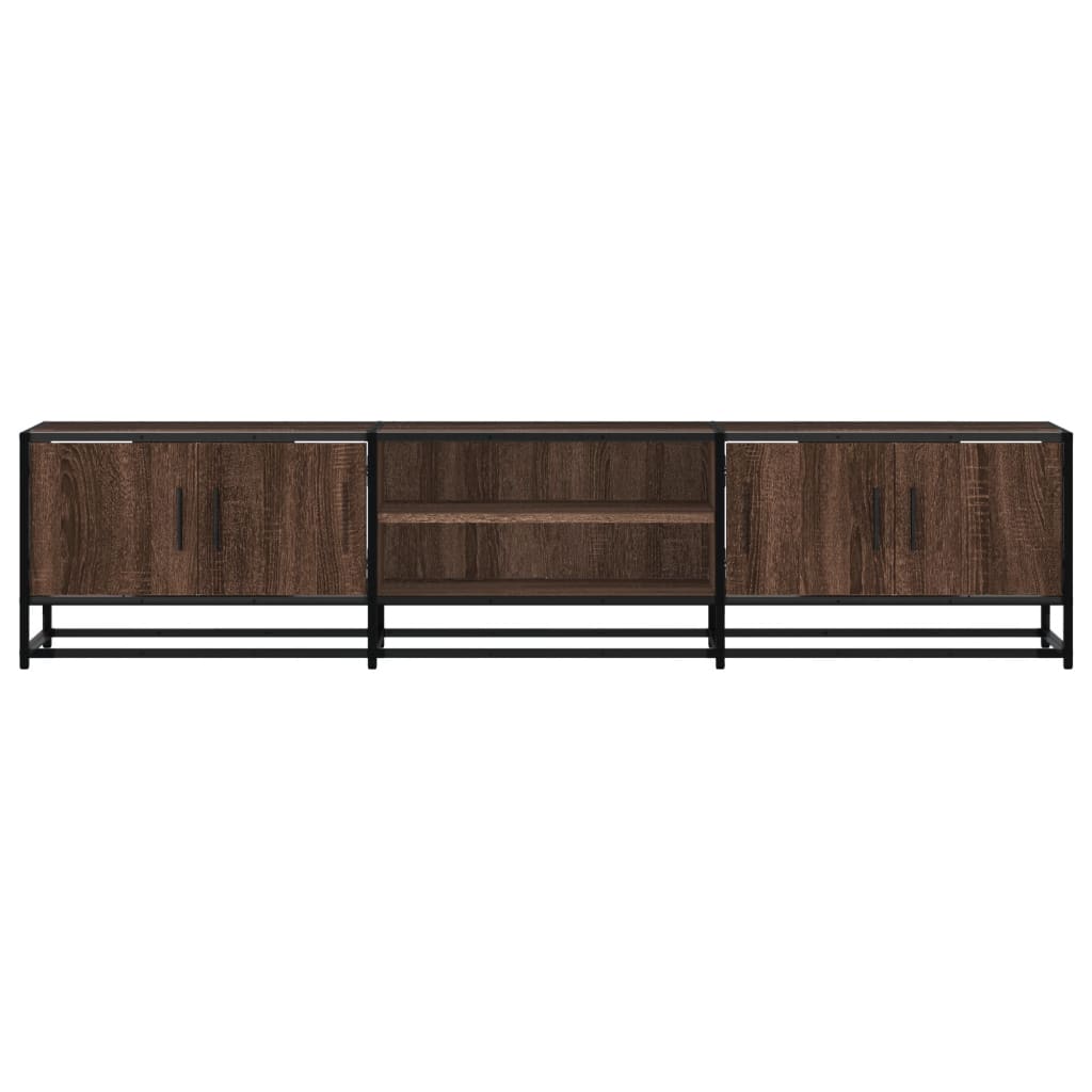 vidaXL Comodă TV, stejar maro, 180x35x41 cm, lemn prelucrat