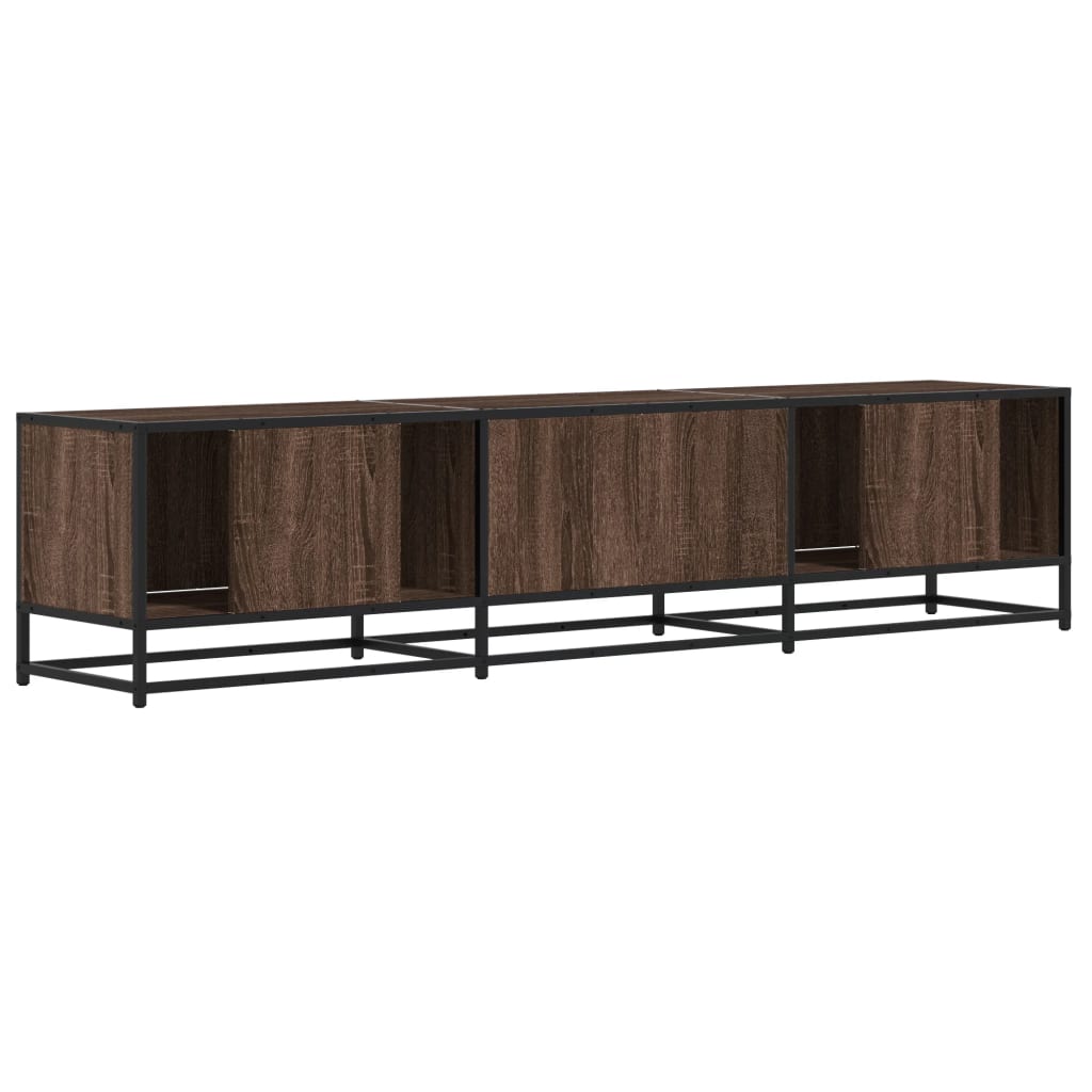 vidaXL Comodă TV, stejar maro, 180x35x41 cm, lemn prelucrat