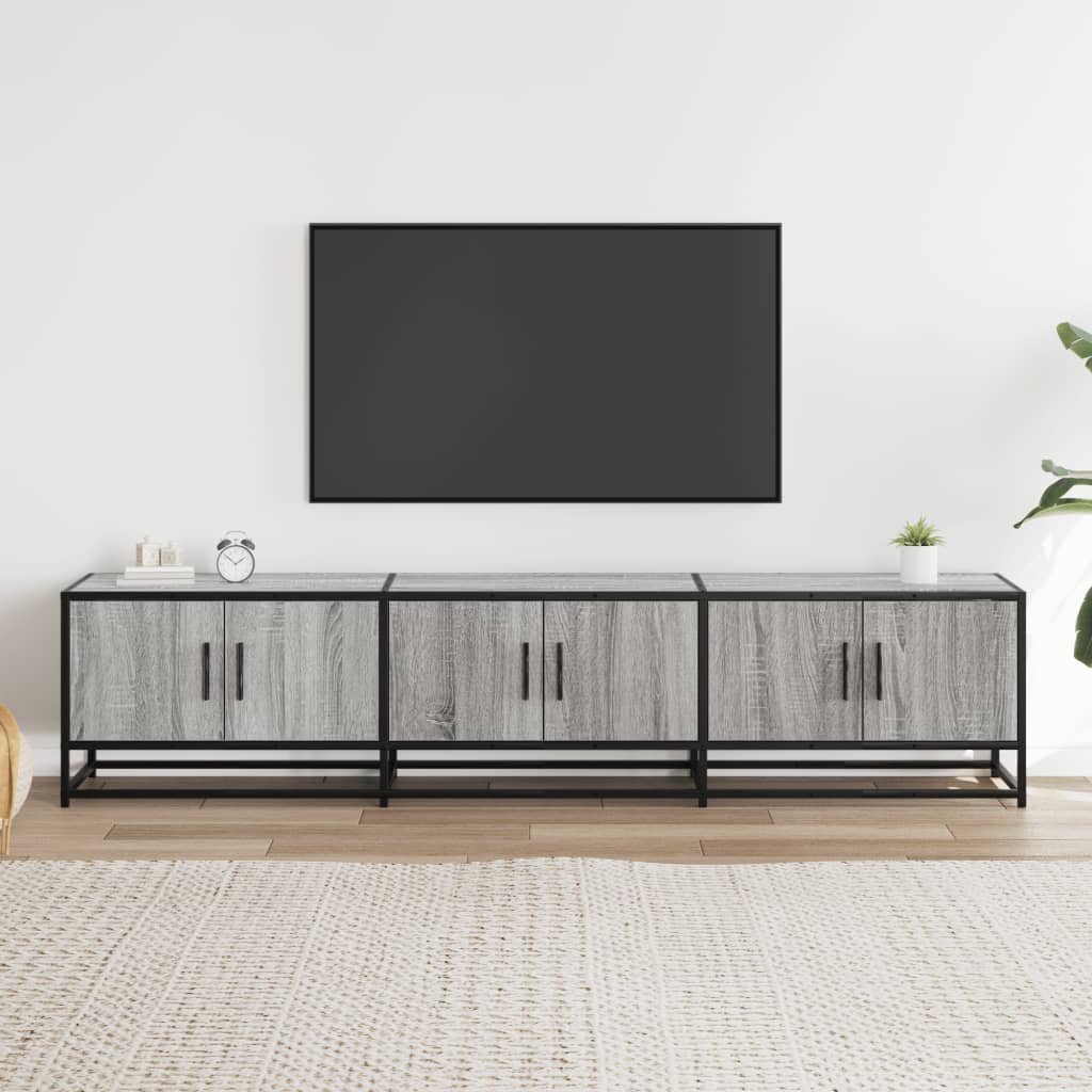 vidaXL Dulap TV, gri sonoma, 180x35x41 cm, lemn prelucrat