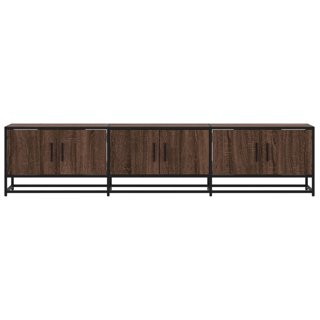vidaXL Comodă TV, stejar maro, 180x35x41 cm, lemn prelucrat