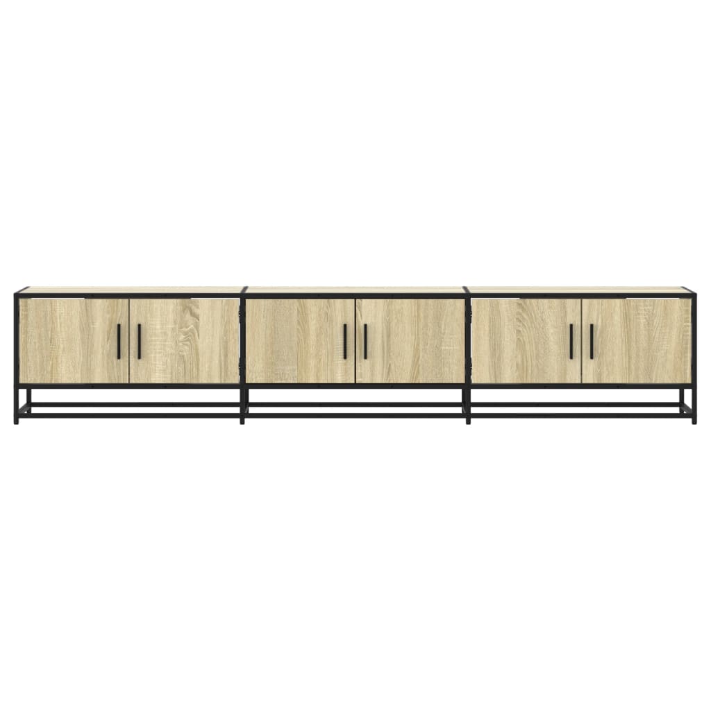 vidaXL Dulap TV, stejar sonoma, 210x35x41 cm, lemn prelucrat vidaXL Dulap TV, stejar sonoma, 210x35x41 cm, lemn prelucrat