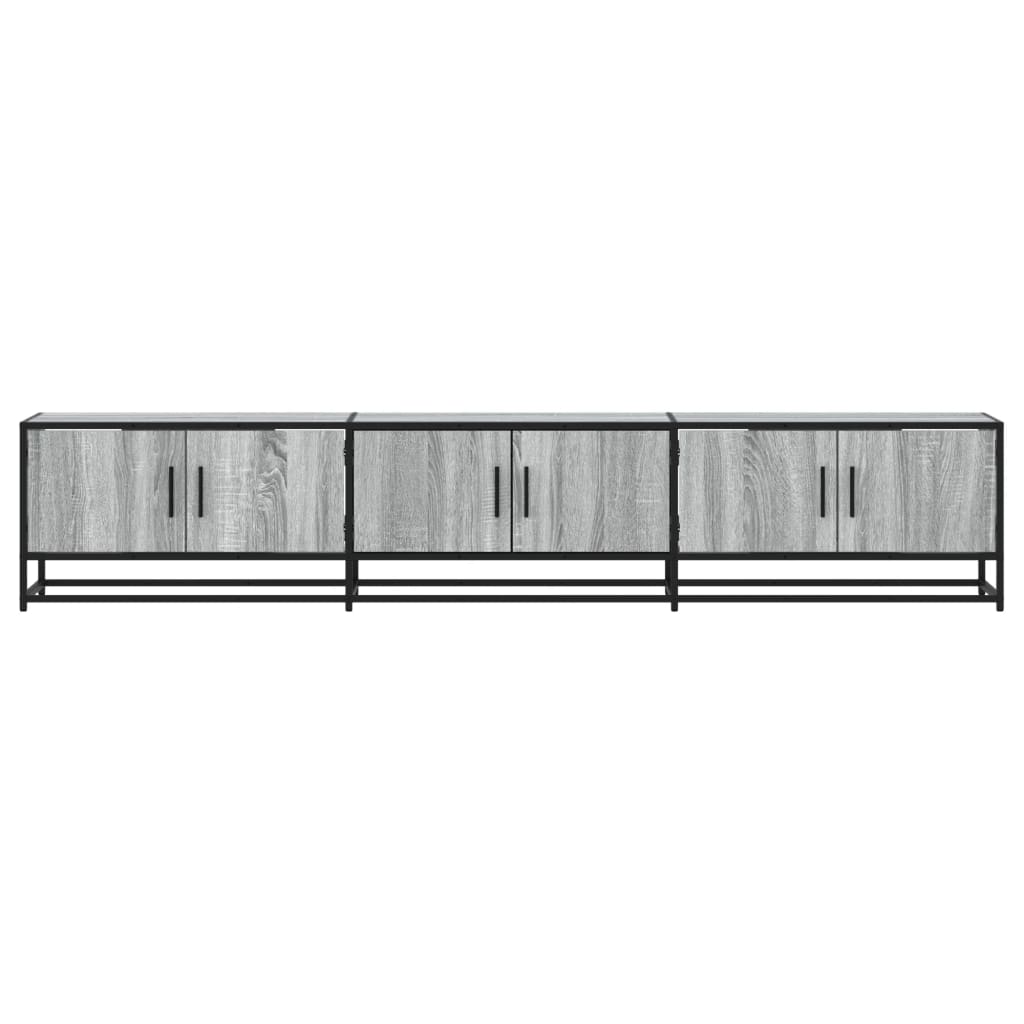 vidaXL Dulap TV, gri sonoma, 210x35x41 cm, lemn prelucrat