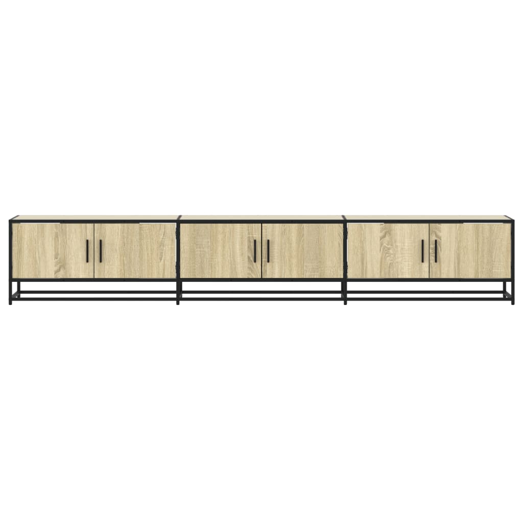 vidaXL Dulap TV, stejar sonoma, 240x35x41 cm, lemn prelucrat vidaXL Dulap TV, stejar sonoma, 240x35x41 cm, lemn prelucrat