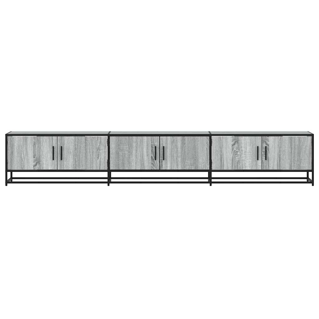 vidaXL Dulap TV, gri sonoma, 240x35x41 cm, lemn prelucrat