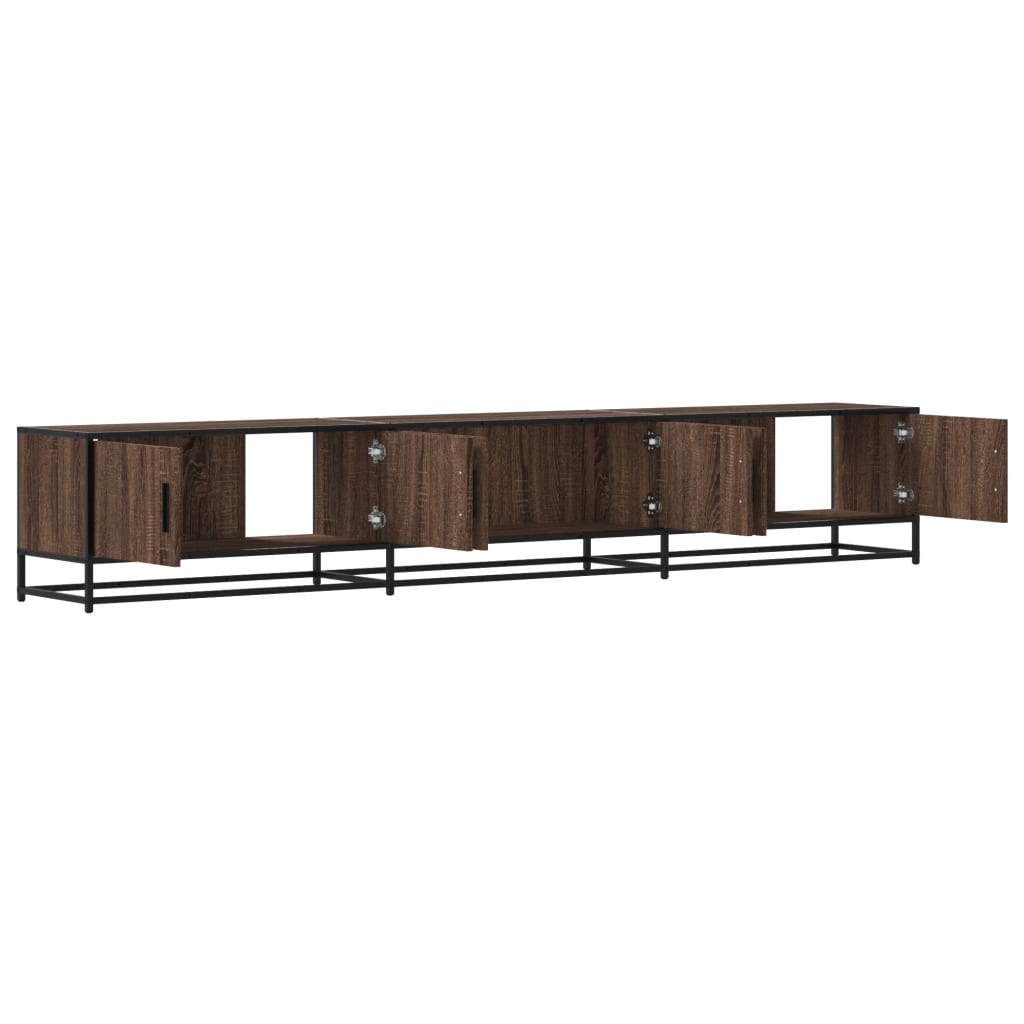 vidaXL Comodă TV, stejar maro, 240x35x41 cm, lemn prelucrat