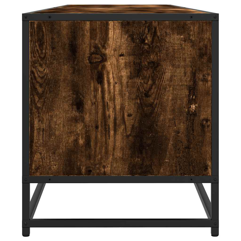 vidaXL Comodă TV, stejar fumuriu, 180,5x40x46 cm, lemn prelucrat