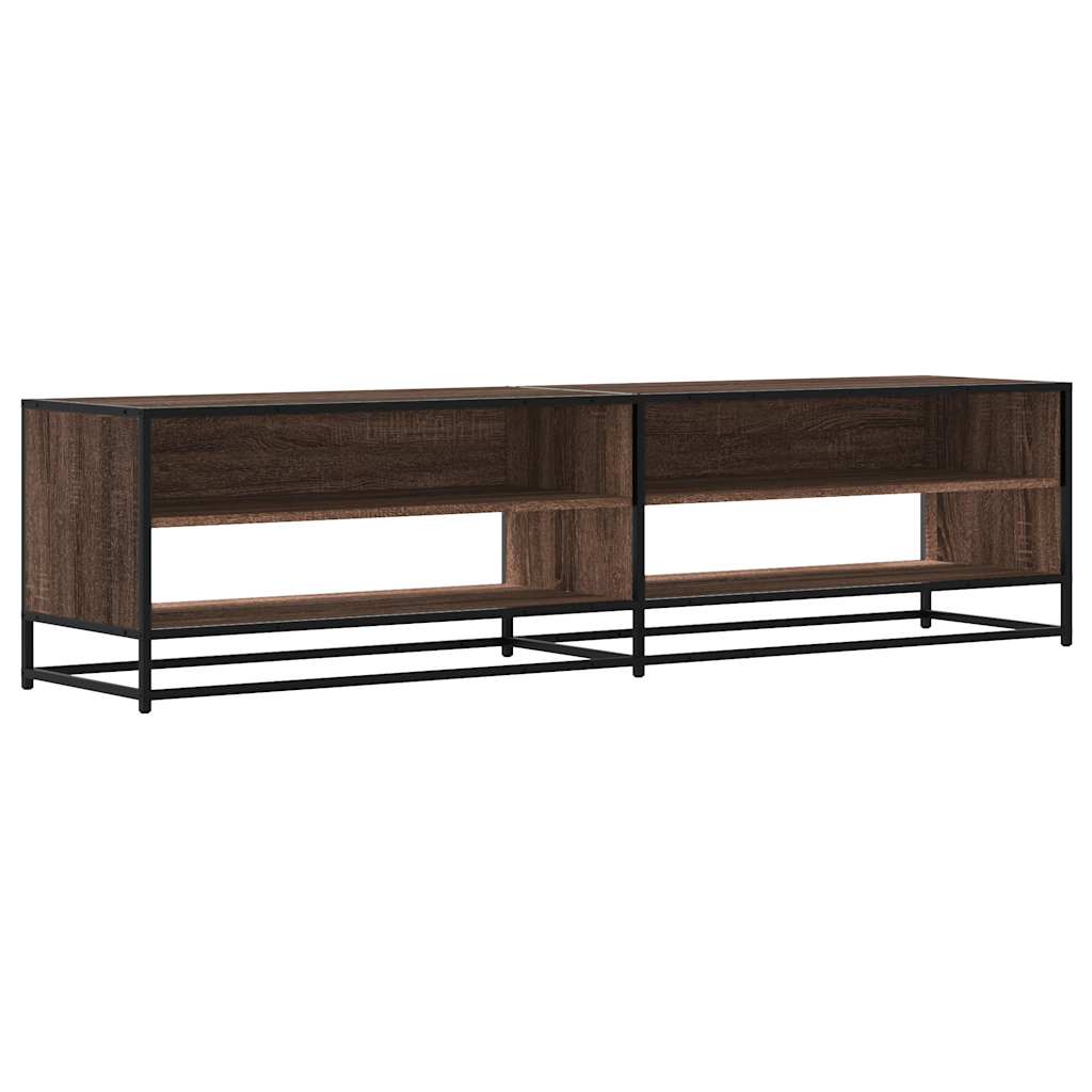 vidaXL Dulap TV, stejar maro, 180,5x40x46 cm, lemn prelucrat vidaXL Dulap TV, stejar maro, 180,5x40x46 cm, lemn prelucrat