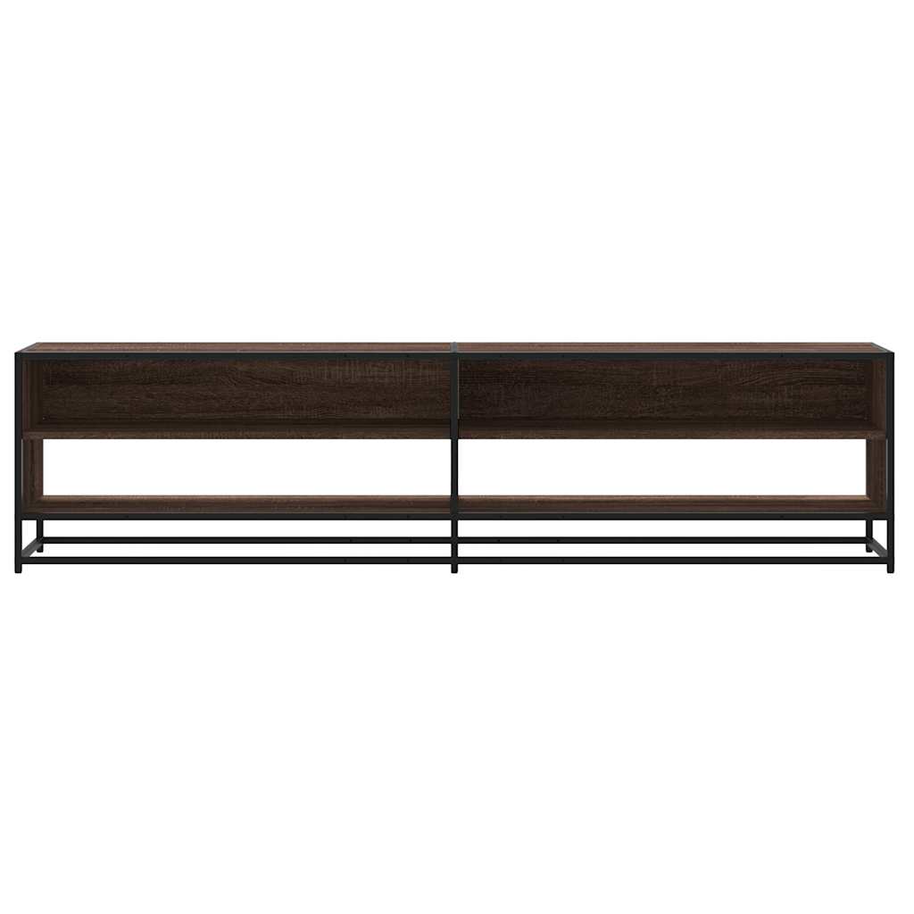 vidaXL Dulap TV, stejar maro, 180,5x40x46 cm, lemn prelucrat vidaXL Dulap TV, stejar maro, 180,5x40x46 cm, lemn prelucrat