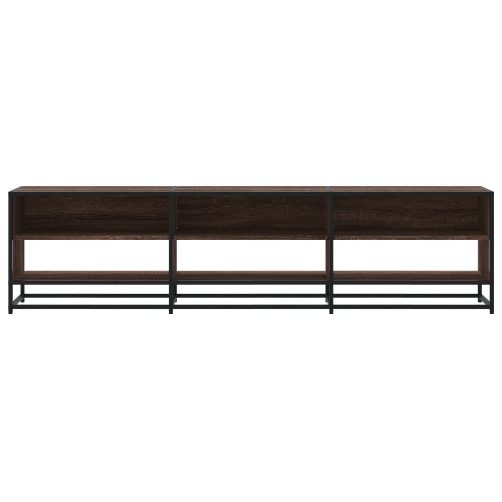 vidaXL Comodă TV, stejar maro, 180x40x46 cm, lemn prelucrat