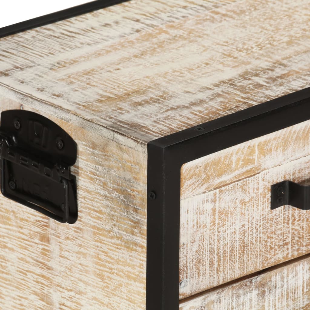 vidaXL Comodă TV, 110x30x41 cm, lemn masiv de acacia