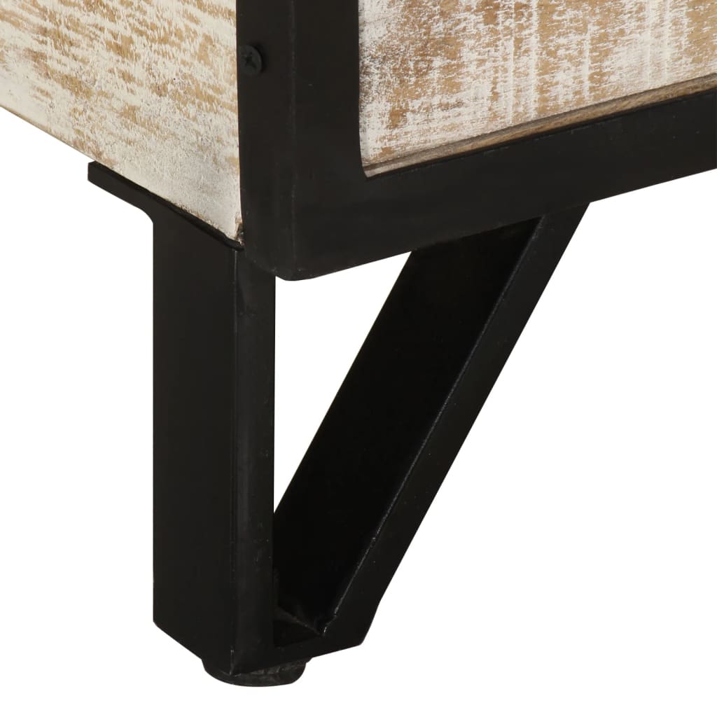 vidaXL Comodă TV, 110x30x41 cm, lemn masiv de acacia