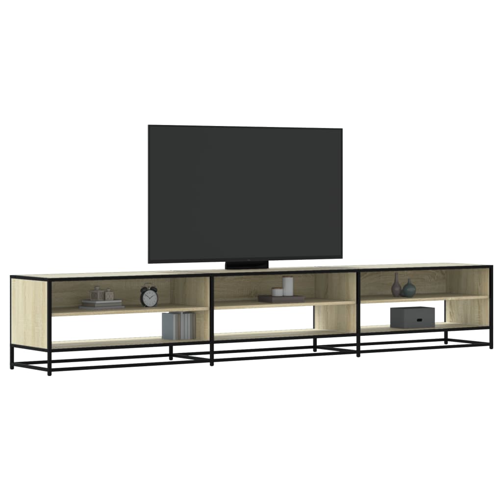 vidaXL Comodă TV, stejar sonoma, 270x40x46 cm, lemn prelucrat vidaXL Comodă TV, stejar sonoma, 270x40x46 cm, lemn prelucrat