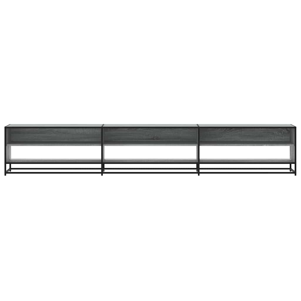 vidaXL Comodă TV, gri sonoma, 270x40x46 cm, lemn compozit vidaXL Comodă TV, gri sonoma, 270x40x46 cm, lemn compozit