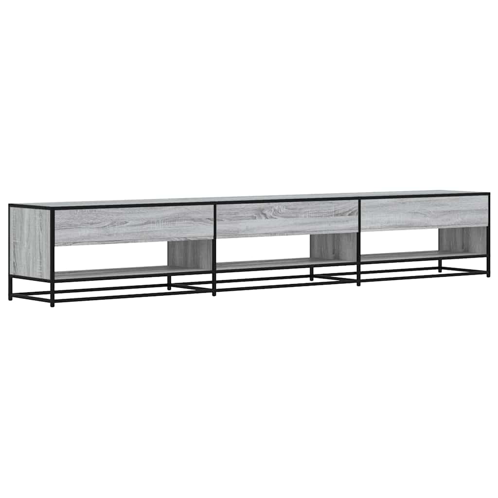 vidaXL Comodă TV, gri sonoma, 270x40x46 cm, lemn compozit vidaXL Comodă TV, gri sonoma, 270x40x46 cm, lemn compozit