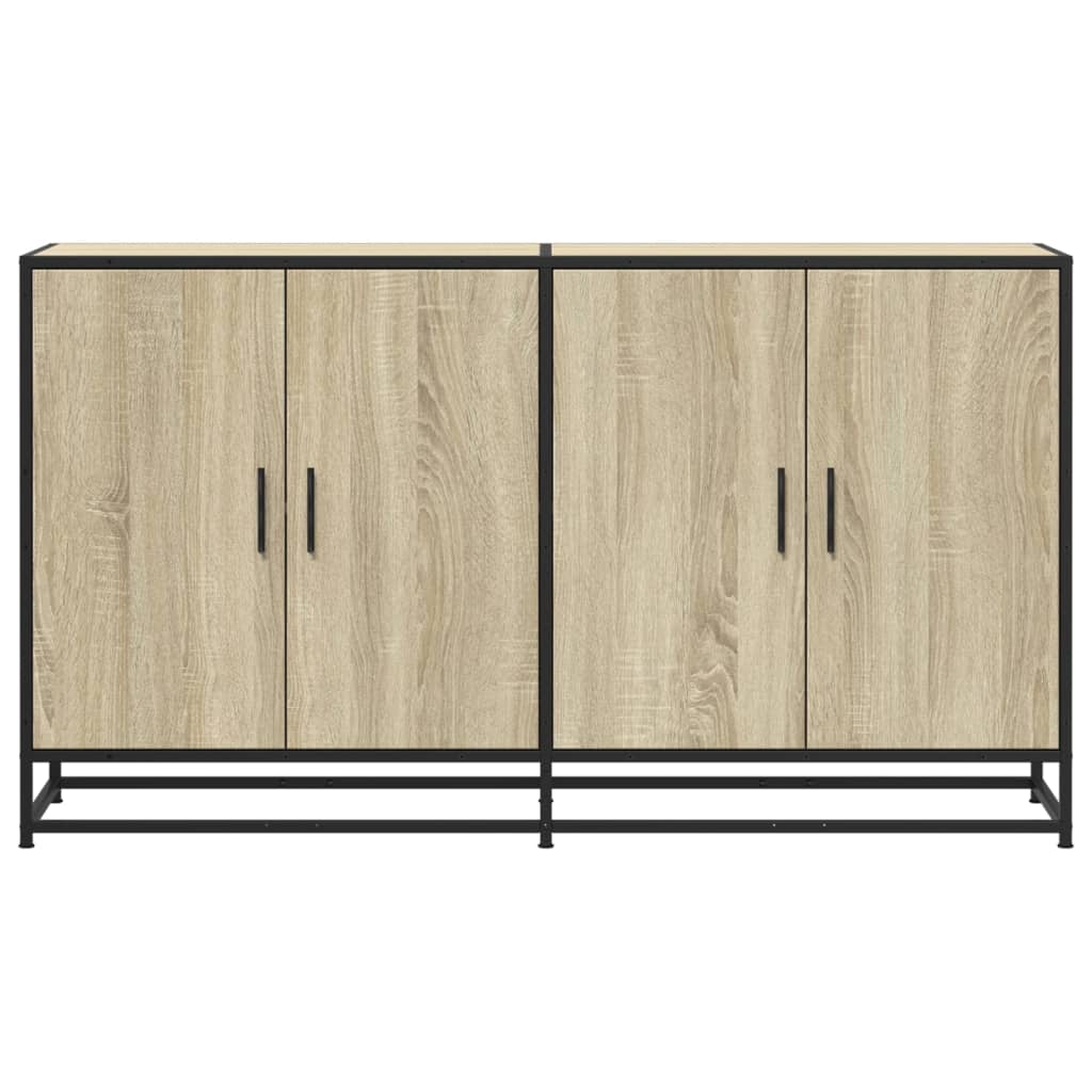 vidaXL Dulap, stejar sonoma, 134x35x76 cm, lemn prelucrat