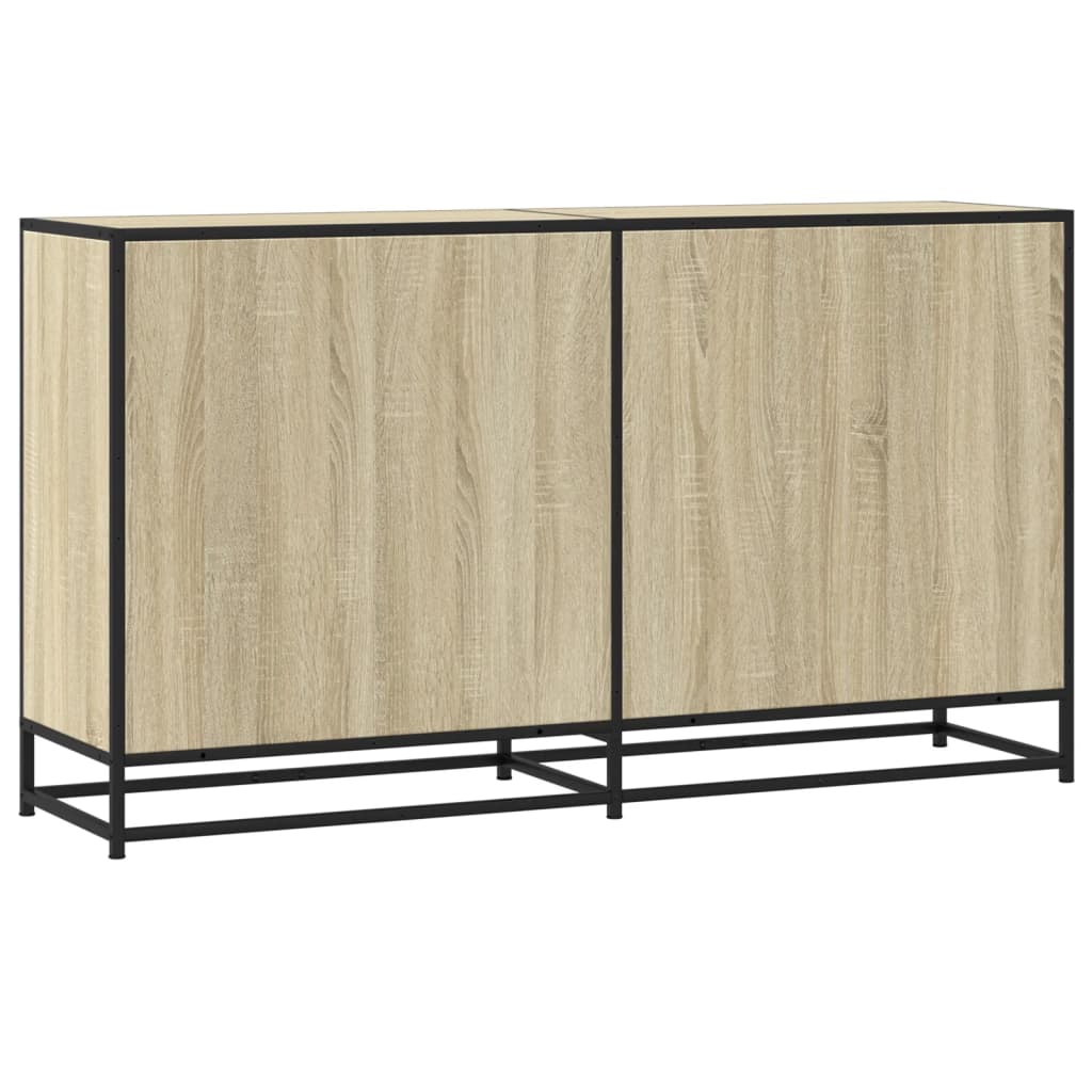 vidaXL Dulap, stejar sonoma, 134x35x76 cm, lemn prelucrat
