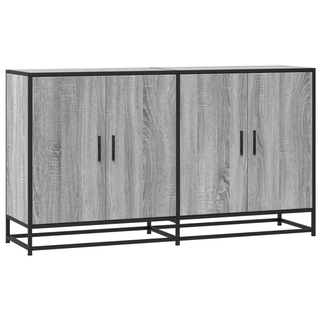 vidaXL Dulap, gri sonoma, 134x35x76 cm, lemn prelucrat