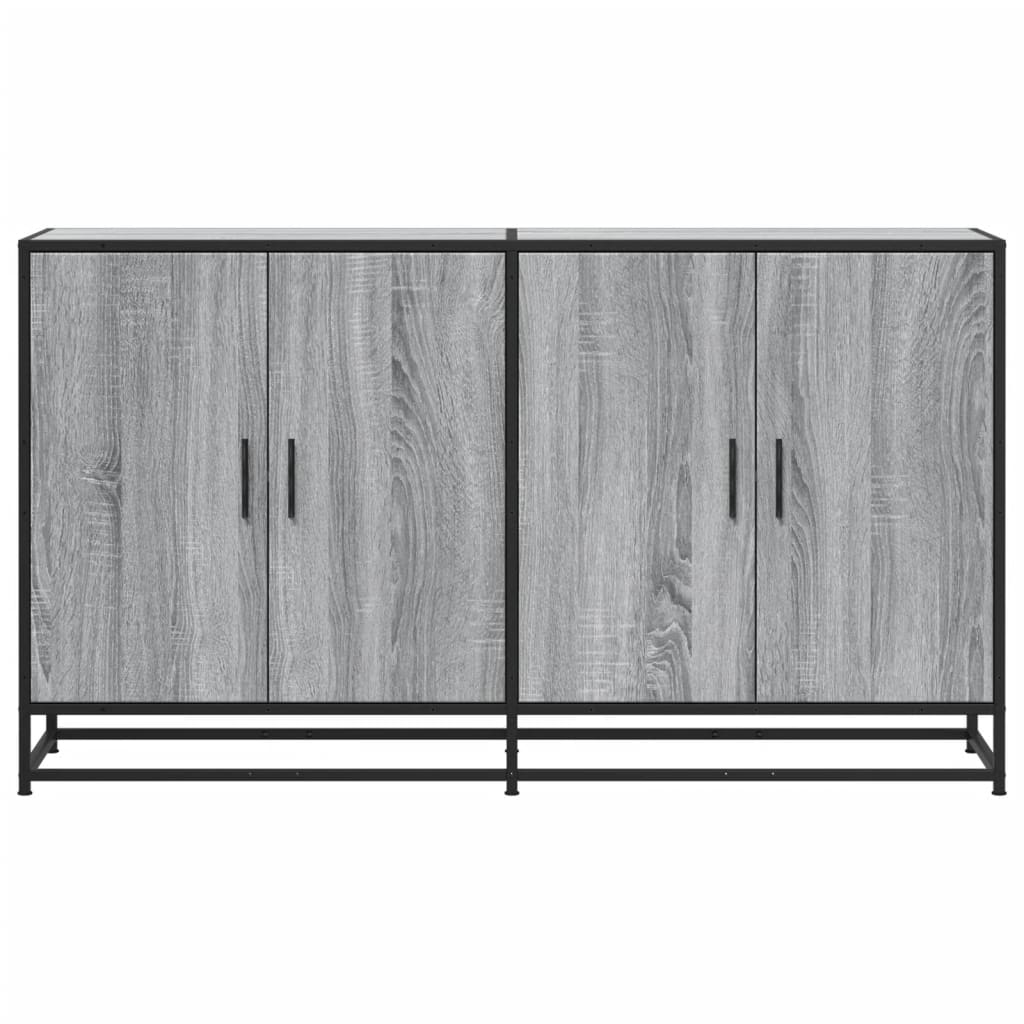 vidaXL Dulap, gri sonoma, 134x35x76 cm, lemn prelucrat