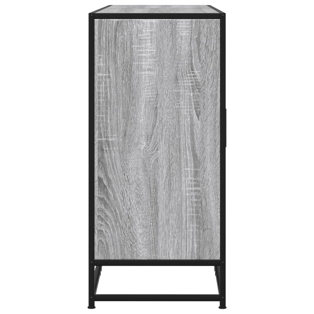 vidaXL Dulap, gri sonoma, 134x35x76 cm, lemn prelucrat