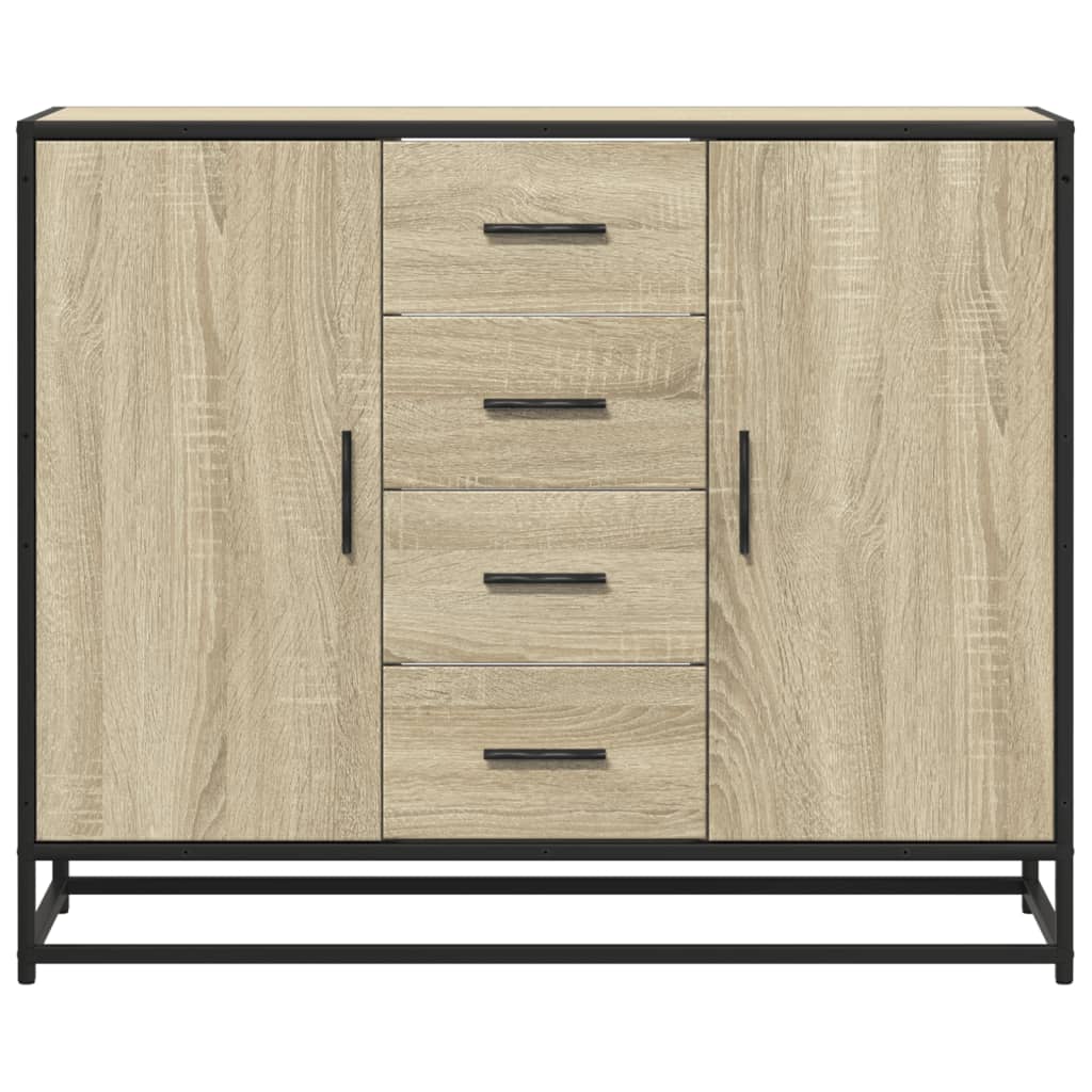vidaXL Dulap, stejar sonoma, 92x35x76 cm, lemn prelucrat