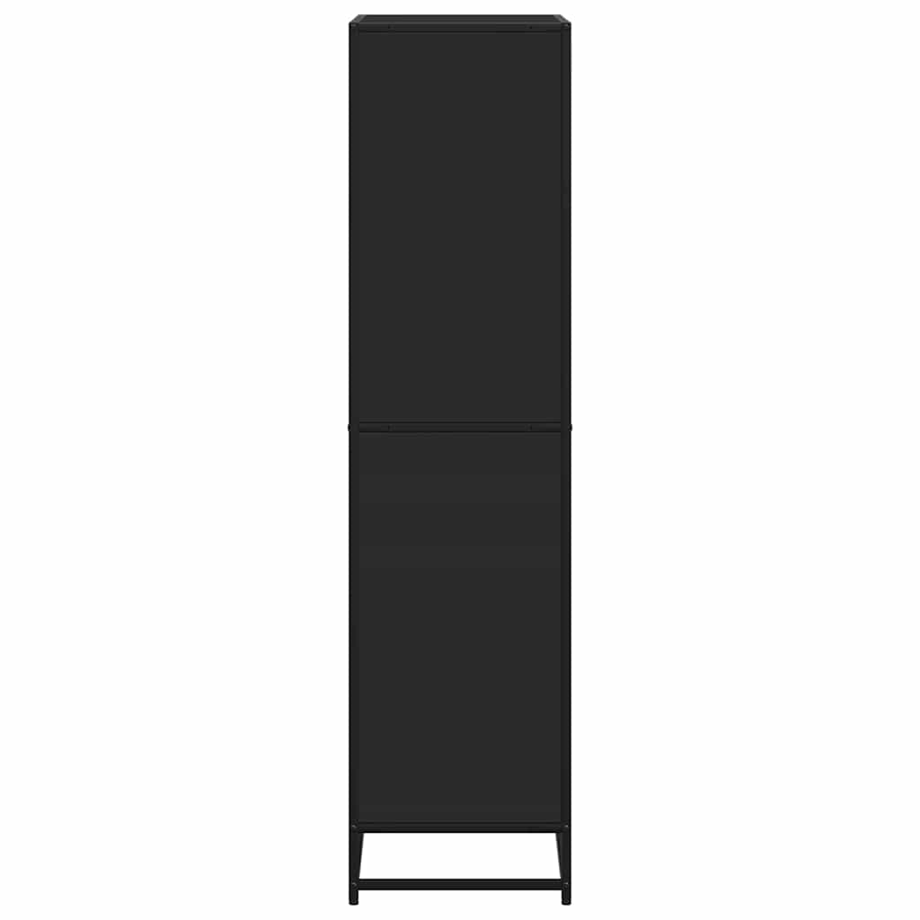 vidaXL Bibliotecă, negru, 60x35x139 cm, lemn prelucrat vidaXL Bibliotecă, negru, 60x35x139 cm, lemn prelucrat