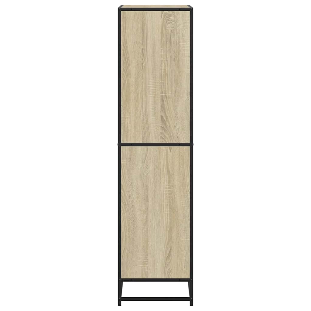 vidaXL Bibliotecă, stejar sonoma, 60x35x139 cm, lemn prelucrat vidaXL Bibliotecă, stejar sonoma, 60x35x139 cm, lemn prelucrat