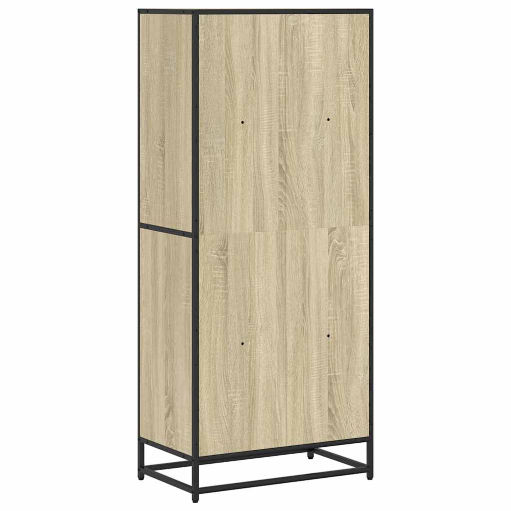 vidaXL Bibliotecă, stejar sonoma, 60x35x139 cm, lemn prelucrat vidaXL Bibliotecă, stejar sonoma, 60x35x139 cm, lemn prelucrat