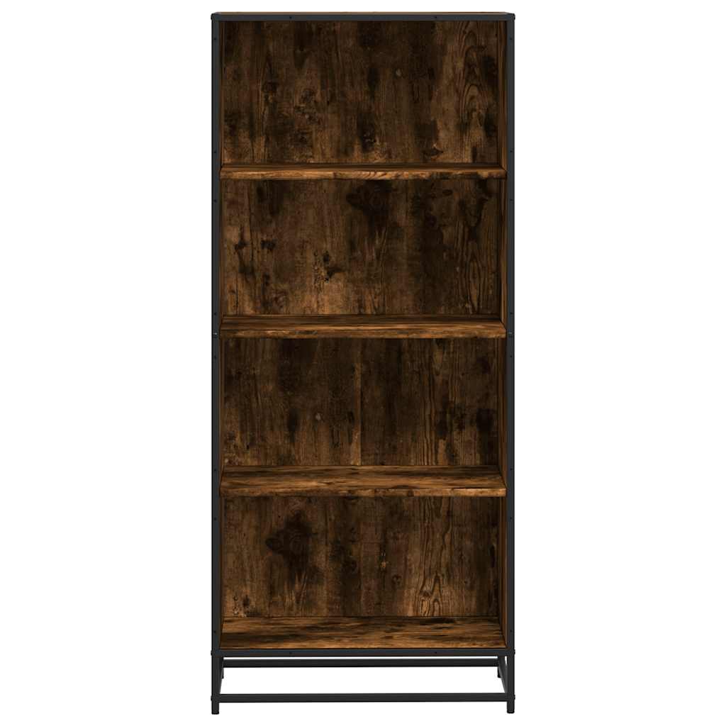 vidaXL Bibliotecă, stejar fumuriu, 60x35x139 cm, lemn prelucrat vidaXL Bibliotecă, stejar fumuriu, 60x35x139 cm, lemn prelucrat